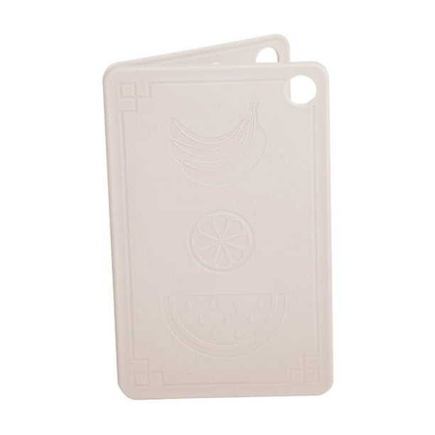 Tabla de cortar de plástico para cocina de 7,87 x 4,92 pulgadas, antideslizante, para carne, frutas y verduras, con molinillo de ajo. Alfombrilla de corte duradera y resistente al desgaste para la