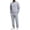 Light Gray #61, variant on Track Suits Mens Basic Long Sleeve Crew Neck Sweatshirts Matching Baggy Joggers Lounge Winter 2026 Track Suits with Pockets White L