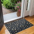 thumbnail image 2 of Dark Blue Sun Moon Star Pattern Door Rugs,Washable Non Slip Door Mats Indoor,Decorative Door Mats,Entry Mat Indoor for Entrance,Bedroom,Kitchen,Bathroom,17"x30", 2 of 6