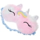 thumbnail image 5 of Máscara de ojos de peluche con dibujos de unicornios para niños, cómoda máscara de ojos, 5 of 8