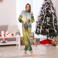 thumbnail image 6 of IAUYY Unisex Adult Onesie Pajamas Ultra-Soft Crystal-Soft Fabric, Halloween Adult Onesie Pajamas Adults,With a Zipper Plus Size Onesie Pajamas, The Green and Lush Fields, 6 of 7