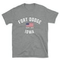 thumbnail image 1 of Fort Dodge Iowa Patriot Men's Cotton T-Shirt, 1 of 1