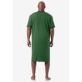 thumbnail image 3 of KingSize Men's Big & Tall Short-Sleeve Jersey Henley Nightshirt, 3 of 4