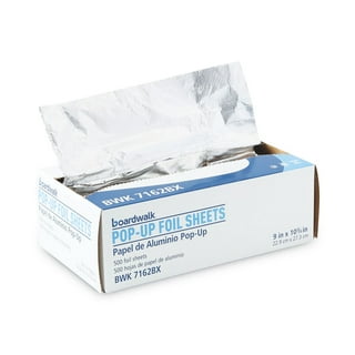 RW Base Foodservice Heavy-Duty Aluminum Foil Pop-Up Sheet - Interfolded -  12 x 10 3/4 - 500 count box