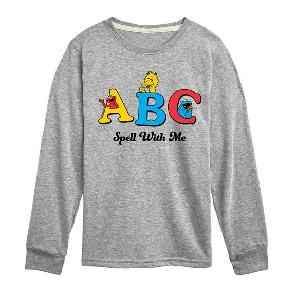 Sesame Street - Abc Spell With Me - Toddler and Youth Long Sleeve T-Shirt