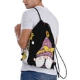 thumbnail image 4 of Yiaed Have a Nice Day Print Drawstring Bags Drawstring Backpack Bulk String Back Pack Gym Sport Bag-Medium, 4 of 5