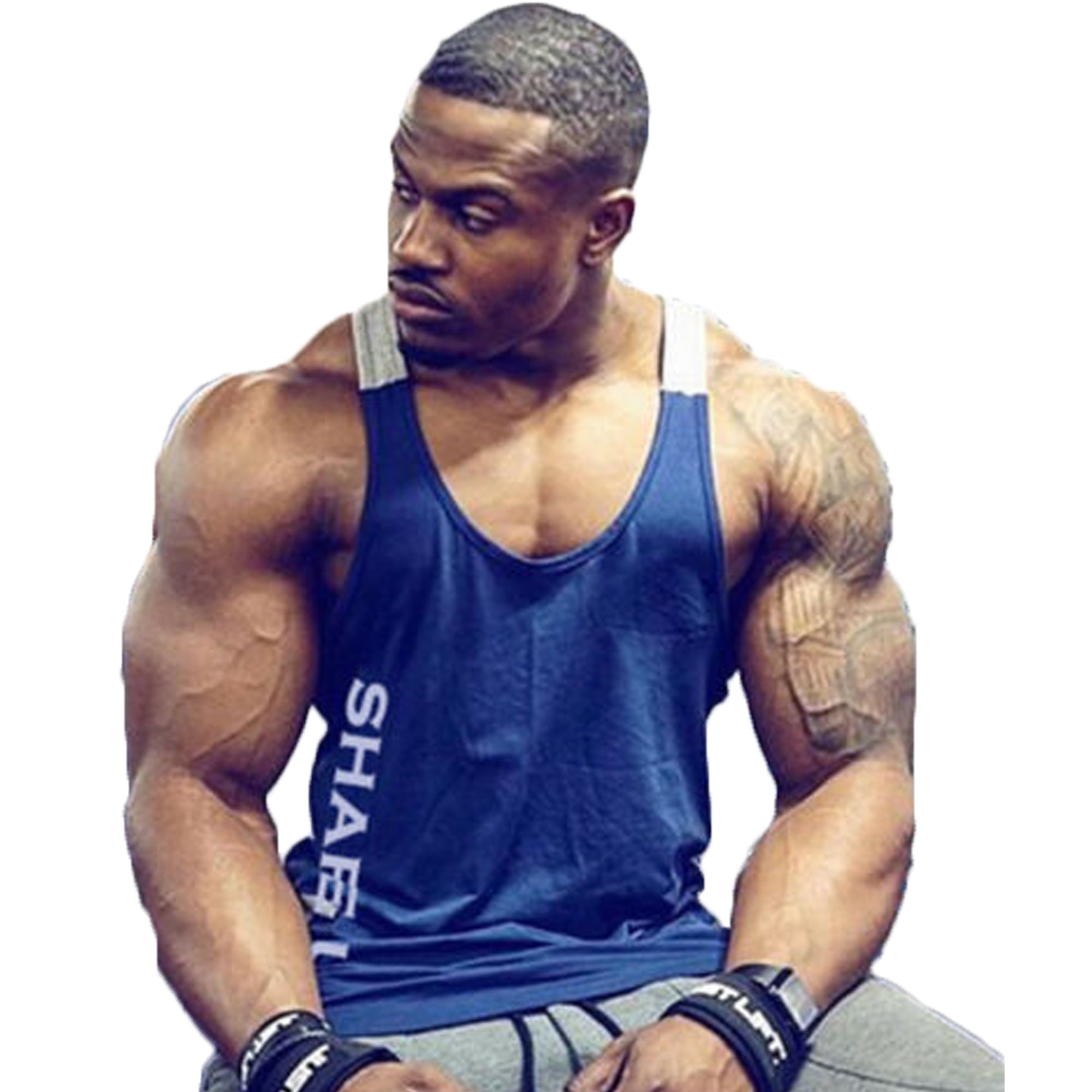 Lioraitiin Gym Men Bodybuilding Tank Top Muscle Stronger Athletic Fitness Vest Clothes Walmart Com Walmart Com
