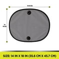 thumbnail image 3 of Auto Drive Mesh Side Window Sunshade, Universal Fit, 18 in x 14 in, 2 Count, AD021701B-4, 3 of 8