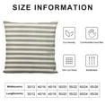 thumbnail image 5 of COMIO   Striped Pillowcases  White and Grey Stripes Pattern Printed Pillow Covers with Envelope Closure, 5 of 5