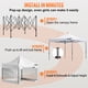 thumbnail image 5 of VEVOR Carpa desplegable con dosel, 10 x 10 pies, carpa para patio al aire libre con paredes laterales extraíbles y bolsa con ruedas, refugio instantáneo impermeable resistente a los rayos UV para fies, 5 of 9