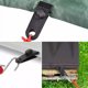 thumbnail image 4 of Clips para Lona, 30 Piezas Clips para Carpa con Boca de Cocodrilo Clips para Lona con Cierre Apretado Bolas de Tornillo de Apriete Bungee Cuerda Elástica para Carpa con Mosquetón, Versalles, 4 of 5
