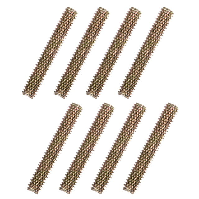 8 piezas de varillas roscadas completamente roscadas de 5/16"-18 para ensamblaje de muebles, longitud de 2"