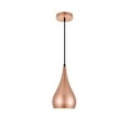 thumbnail image 3 of Nora 1 Light Burnished Nickel Pendant, 3 of 7