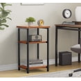 thumbnail image 6 of Nextay 3-Tier End Table, Side Table with Storage Shelf and Adjustable Feet, Small Nightstand for Living Room, Bedroom, Office, 2-Pack, 6 of 7
