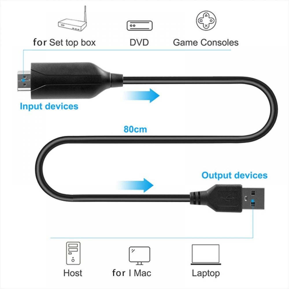 BOLLSLEY PLGEBR 2.6' USB to HDMI Cable, Black