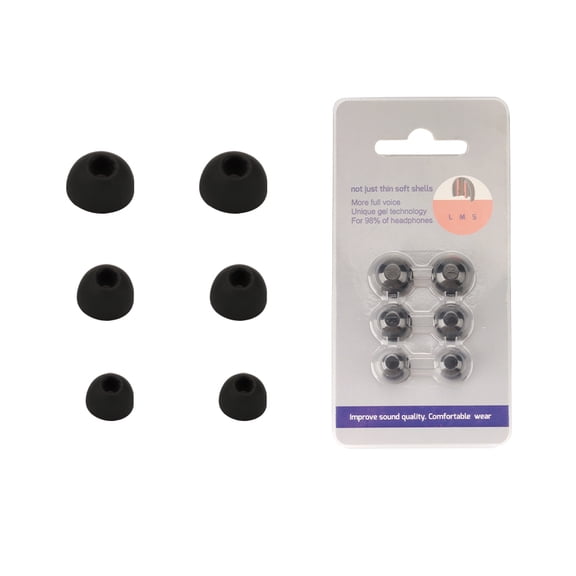 6-Pack Replacement Eartips for Anker Soundcore Liberty 5 Pro Earbuds , Silicone Earbud Tips, S/M/L 3 Sizes, Soft Comfortable Eargels Earbud Covers