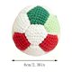 thumbnail image 1 of Bolsas de frijol de tela Bolsa de arena de fútbol Bolas de ganchillo hechas a mano Bolas de pateo de punto coloridas, 1 of 5