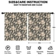 thumbnail image 2 of Blackout Kids Curtains,Pioneer Flower Floral Print Pattern Childrens Insulated Curtains Set Of 2,Bedroom Essentials,Toddler Room Decor 52"x63", 2 of 5