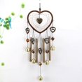 thumbnail image 1 of Carillon Éolien Multi-Tubes Dreamcatcher Pendentif Décoratif Ancre Cœur Style Moderne Simple (Amour), 1 of 6