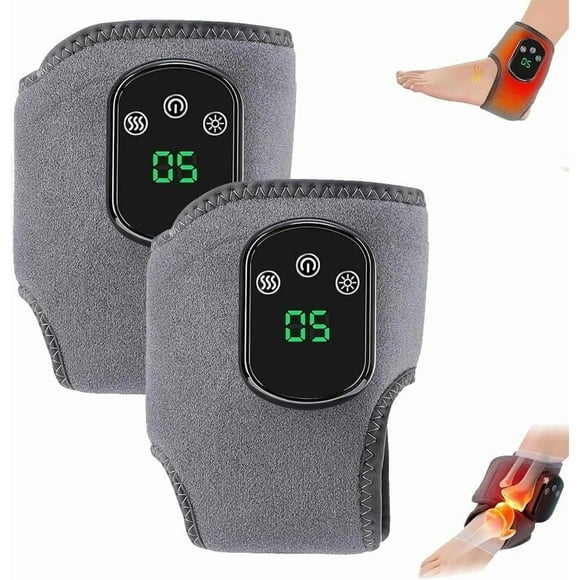 Triple Therapy Foot Massager, 2026 Upgrade Foot Revive Massager,3 Vibration Modes & 5 Heat Levels, 3 in 1 Foot Massagers,for All Ages Ankle Massage, Pain Relief