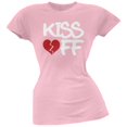 thumbnail image 1 of Kiss Off Pink Soft Juniors T-Shirt, 1 of 1