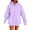 Purple, variant on Winter Clothing for Women Women's Solid Color Drop Shoulder Hoodie With Pockets Comfortable And Stylish Sweatshirt Top Christmas Scrub Tops Women Womens Pullover Knit Sweater Ladies off The S Blue 3XL
