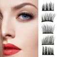 thumbnail image 2 of FNNMNNR Boc 1 Box False Eyelashes Natural 3D Effect Half Curling Eyelash Extension Fake Mink Eye Lashes for Beauty, 2 of 10