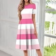 thumbnail image 2 of Fashion A-Line Dress for Women CIENVNSTG Flowy Summer Dress Perfect for Casual Outings or Parties, 2 of 6