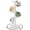 White, variant on Bamboohomie White Coffee Mug Tree, Mug Holder for Counter, Rotating 8-Hook Mug Tree Stand, White