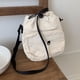 thumbnail image 5 of Bolsos de mujer Diseñador de lujo Bolsos con cordón Moda Mini bolso (Blanco), 5 of 8