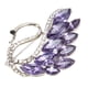 thumbnail image 4 of Pin decorativo para mujer, broche de solapa para ropa con plumas de cisne y diamantes de imitación morados para uso diario y banquete, 4 of 5