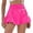 Hot Pink, variant on Women Shorts Elastic Waist Running Pocket Nylon Comfortable Loungewear Sleepwear