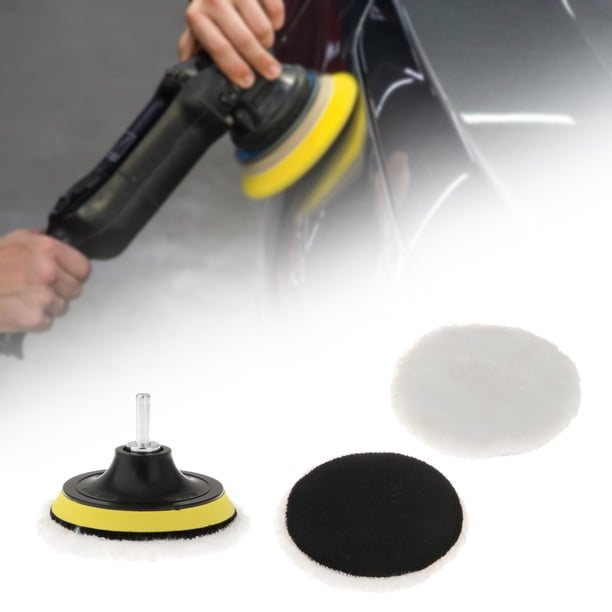 de almohadillas para pulir el coche, almohadillas para pulir y encerar para refrigerador automotriz 4 pulgadas