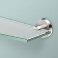 thumbnail image 2 of Gatco 4646 Glam Vanity Glass Shelf, Satin Nickel, 2 of 5