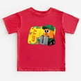 thumbnail image 6 of Leo the Truck Lifty Name Distressed - Toddler Short Sleeve Graphic T-Shirt, 6 of 12