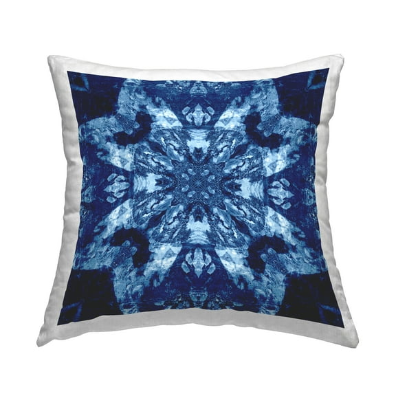 Stupell Industries Geometric Symmetry Pattern Decorative Printed Throw Pillow Design by El Perkin.