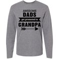 thumbnail image 3 of Inktastic Awesome Dads Get Promoted to Grandpa Long Sleeve T-Shirt, 3 of 5