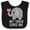 Black and White, variant on Inktastic My Nani Loves Me Grandchild Boys or Girls Baby Bib