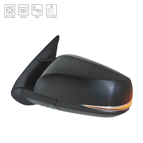 New Aftermarket TO1320350  Replacment Driver Side Door Mirror fits 2016-2023 Toyota Tacoma