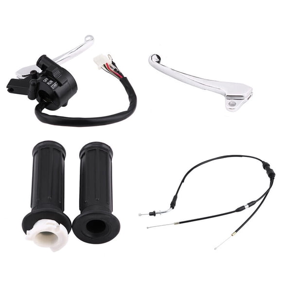 Sidaley Juego de freno de mano, línea de acelerador, mango de frenado, mango multipropósito, sensibilidad profesional, rendimiento estable, Accesorios para motos