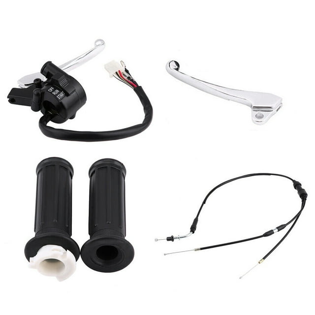 Kenally Juego de freno de mano, línea de acelerador, mango de frenado, mango multipropósito, sensibilidad profesional, rendimiento estable, Accesorios para motos