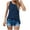 Navy womens tank tops, variant on Summer Saving Wycnly Womens Tank Tops Back Keyhole Lightweight Smocked Swing Tunic Vest Summer Fashion Solid Round Neck Sleeveless Shirts Blouse Black s