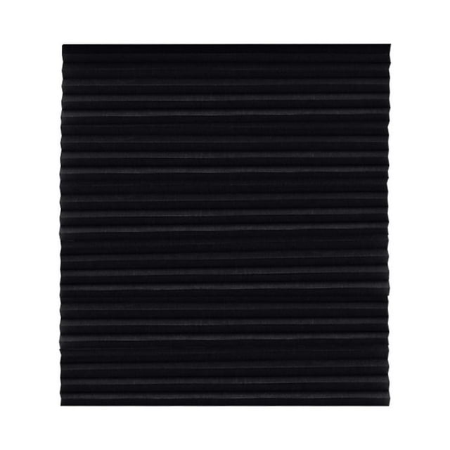 HAOANReduced Price! Window Shades - Pleated Paper Shades For Indoor Window Covers - Black Blinds