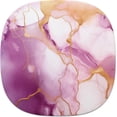 thumbnail image 1 of ERDS-Small Mouse Pad 6.6 Inch, Takes up Wrist and Mouse Space, Waterproof Compact Mini Mouse Mat for Laptop Computer Wireless Mouse Keyboard Home Office Travel,Purple God Marble, 1 of 4
