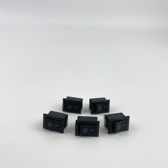 Xylumin Electric circuit switches, 5Pcs On/Off Boat Rocker Switch 5Pcs 2 Pin 2 Position Snap 12V 110V 250V