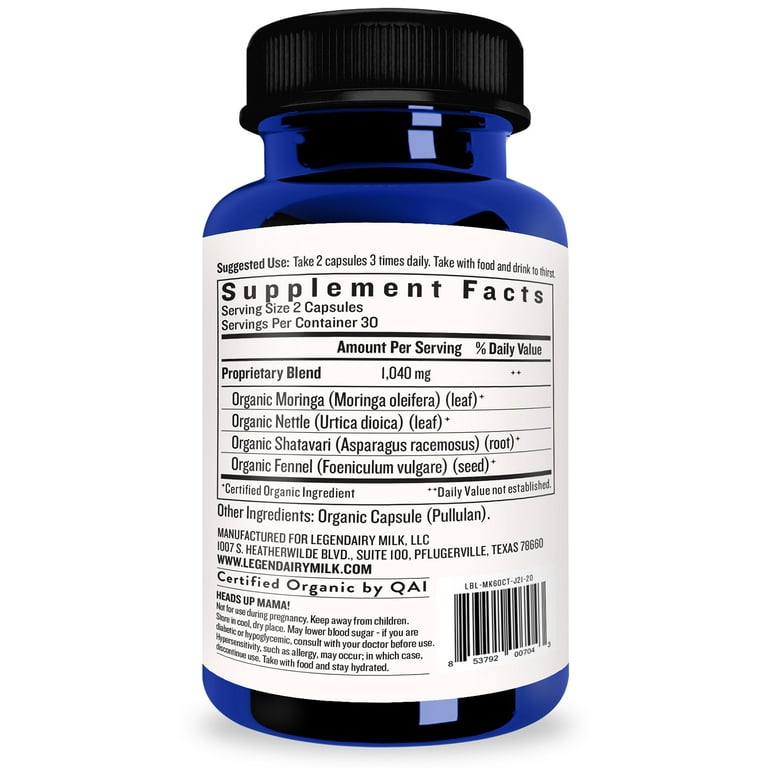 2 pack) Legendairy Milk Milkapalooza, Organic Lactation Supplement