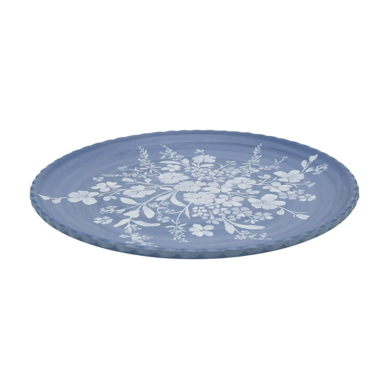 The Pioneer Woman Daisy Bamboo Melamine Salad Plate, Blue