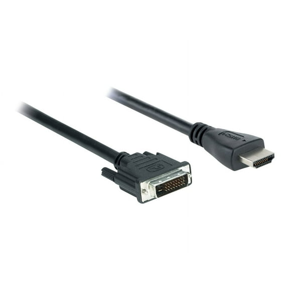V7 V7E2HDMIDVID-02M-2N HDMI DVI Cable (M/M) HDMI/DVI-D Dual Link Black 2m - HDMI/DVI-D for Video