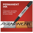 thumbnail image 3 of Sharpie Permanent Markers, Fine Tip, Black, 12 Count - For Classroom, Office, & Home, Quick Drying, Fade Resistant, For Wood, Plastic, Paper, Metal, And More, Ideal for Posters, Drawing, Coloring, 3 of 4