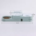 thumbnail image 4 of Cat Waterer and Feeder Rotatable Automatic Pet Water Dispenser Dual Pet Bowl, 4 of 10